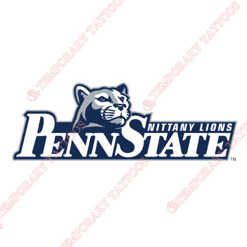 Penn State Nittany Lions Customize Temporary Tattoos Stickers NO.5864